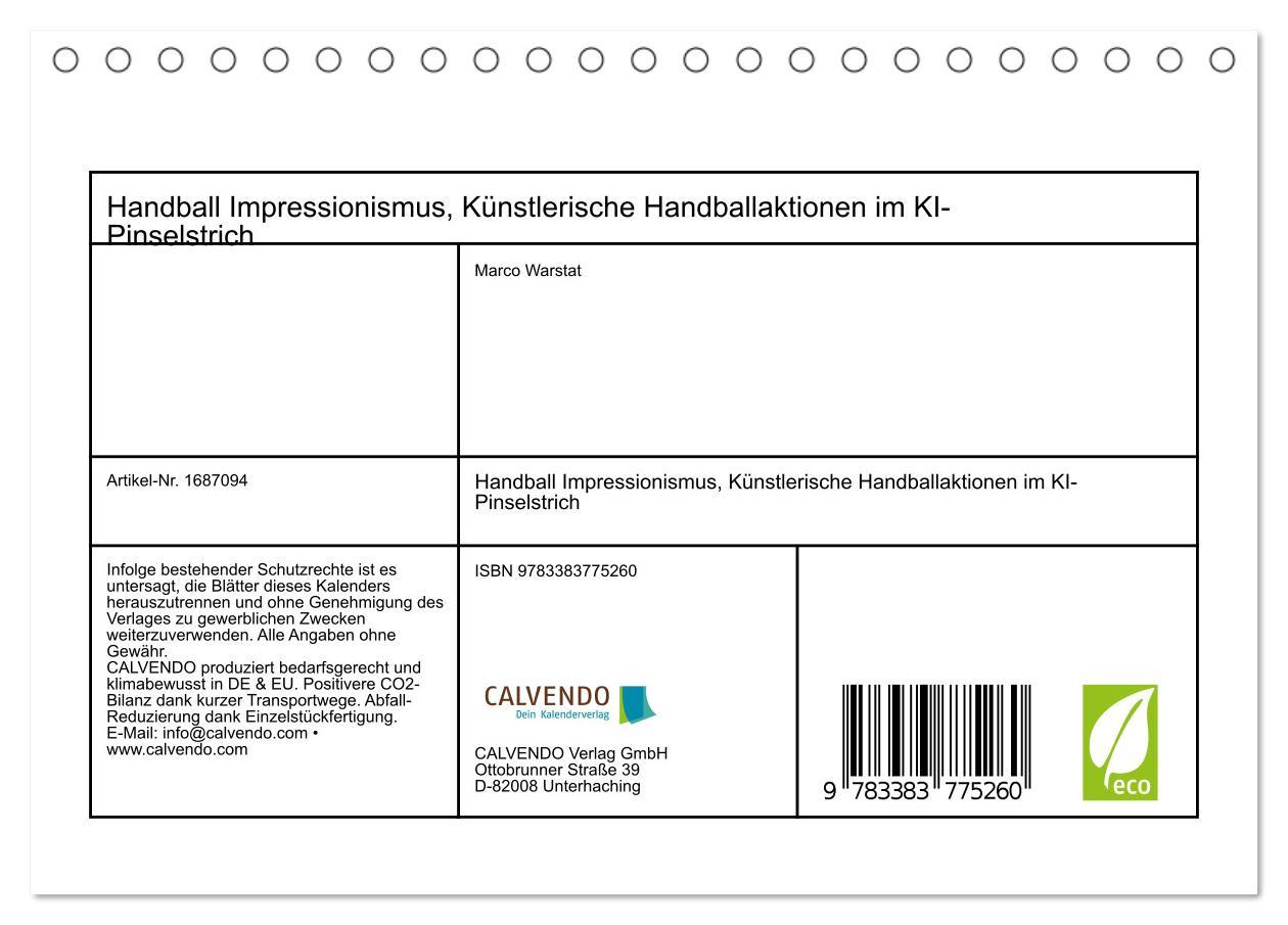 Bild: 9783383775260 | Handball Impressionismus, Künstlerische Handballaktionen im...