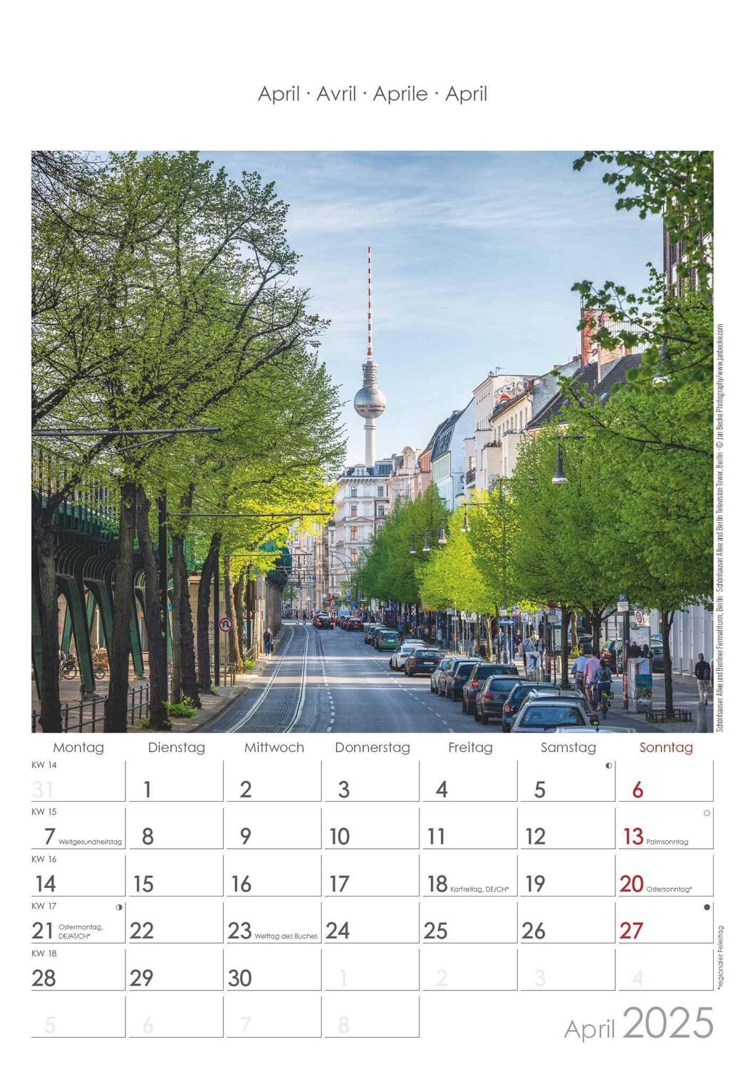 Bild: 4251732341176 | Berlin &amp; Brandenburg 2025 - Bild-Kalender 23,7x34 cm -...