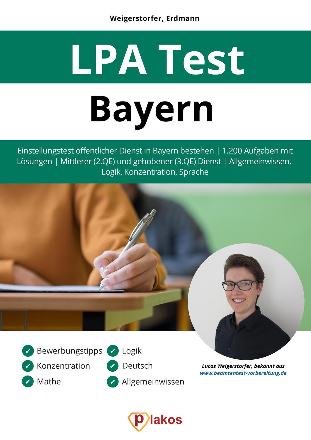 Cover: 9783948144470 | LPA Test Bayern | Lucas Weigerstorfer (u. a.) | Taschenbuch | Deutsch