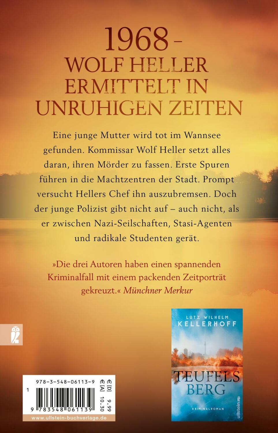Rückseite: 9783548061139 | Die Tote im Wannsee | Kriminalroman | Lutz Wilhelm Kellerhoff | Buch