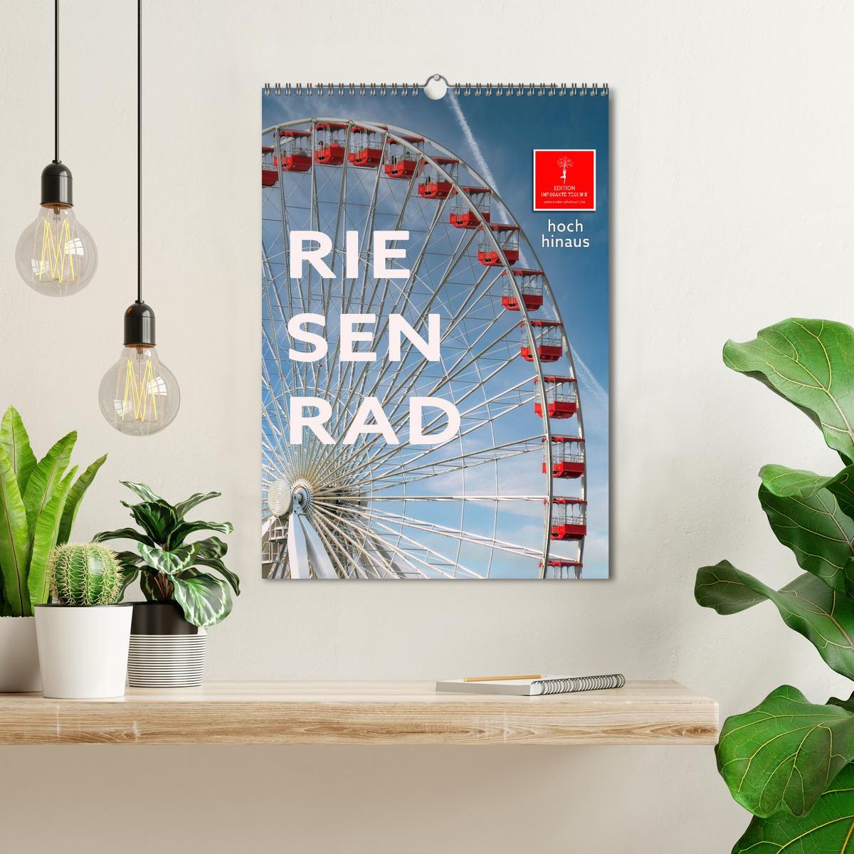 Bild: 9783435900916 | Riesenrad - hoch hinaus (Wandkalender 2025 DIN A3 hoch), CALVENDO...