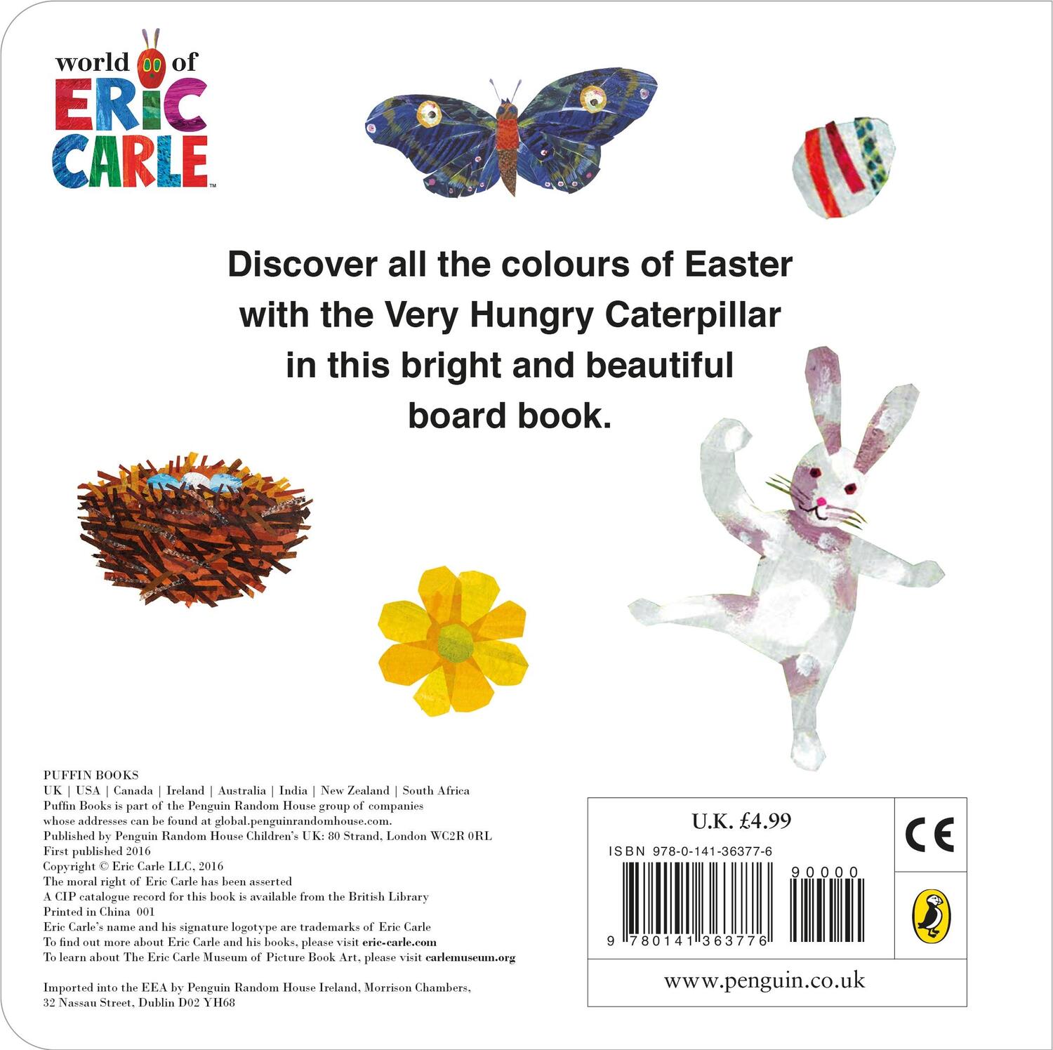 Rückseite: 9780141363776 | The Very Hungry Caterpillar's Easter Colours | Eric Carle | Buch