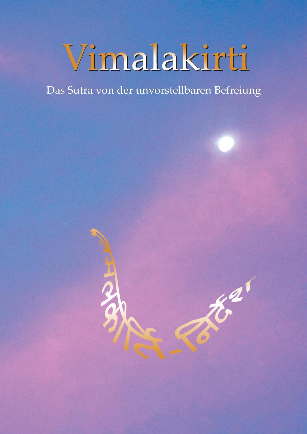 Cover: 9783839171608 | Vimalakirti | Das Sutra von der unvorstellbaren Befreiung | Dräger