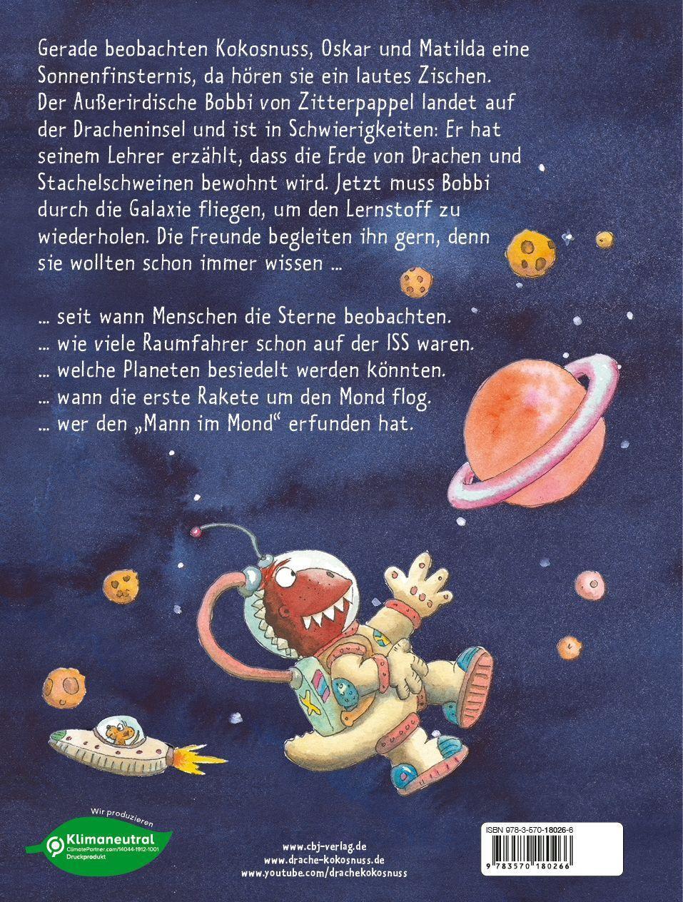 Bild: 9783570180266 | Alles klar! Der kleine Drache Kokosnuss erforscht den Weltraum | Buch