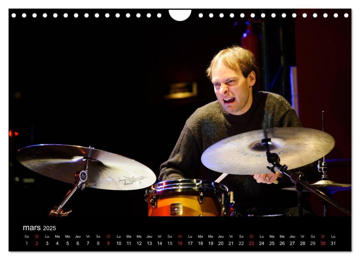 Bild: 9781325964840 | Jazz drums (Calendrier mural 2025 DIN A4 vertical), CALVENDO...