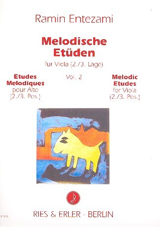 Cover: 9790013010134 | Melodische Etüden Band 2 für Viola (2./3. Lage) | 2/3 Lage | Entezami