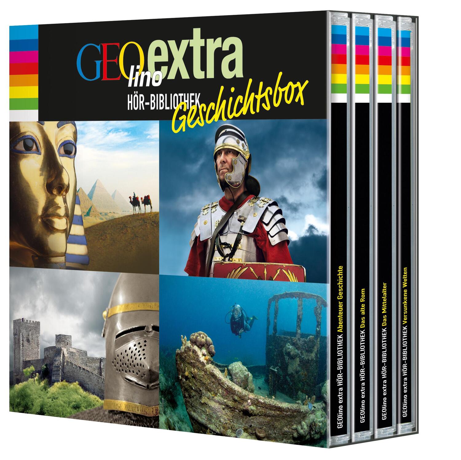 Bild: 9783837122077 | GEOlino extra Hör-Bibliothek - Geschichtsbox - | Martin Nusch | CD