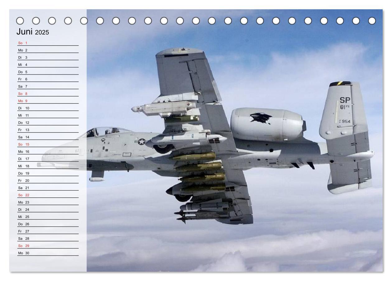 Bild: 9783435528943 | Kriegstechnik. Kampfjet-Impressionen (Tischkalender 2025 DIN A5...