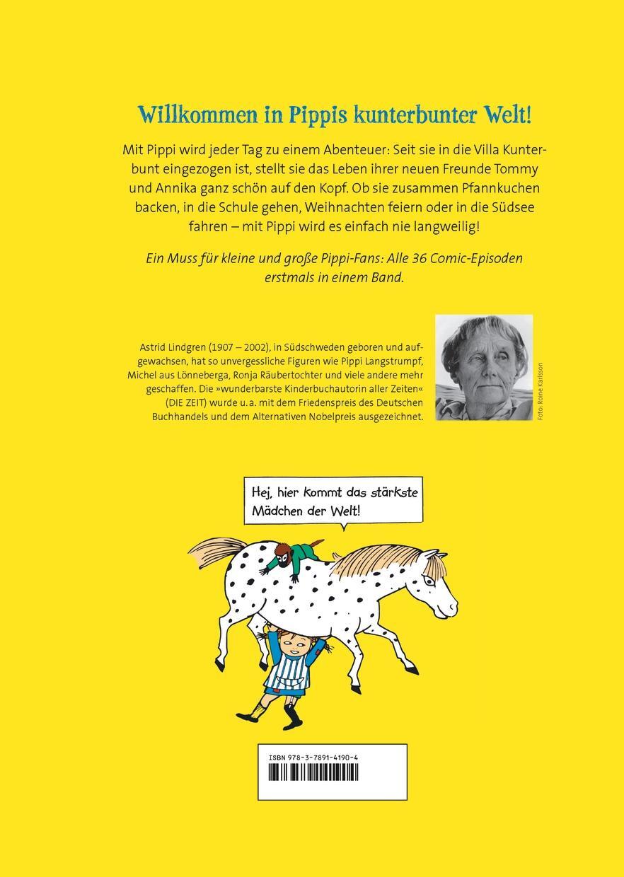 Rückseite: 9783789141904 | Pippi Langstrumpf. Der Comic | Astrid Lindgren | Buch | 160 S. | 2015