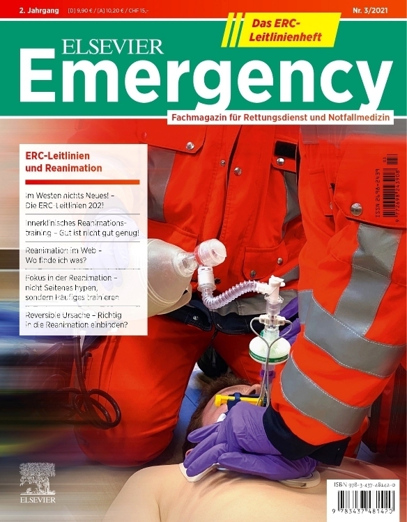 Cover: 9783437481420 | Elsevier Emergency. ERC-Leitlinien 2021. 3/2021 | Grusnick (u. a.)