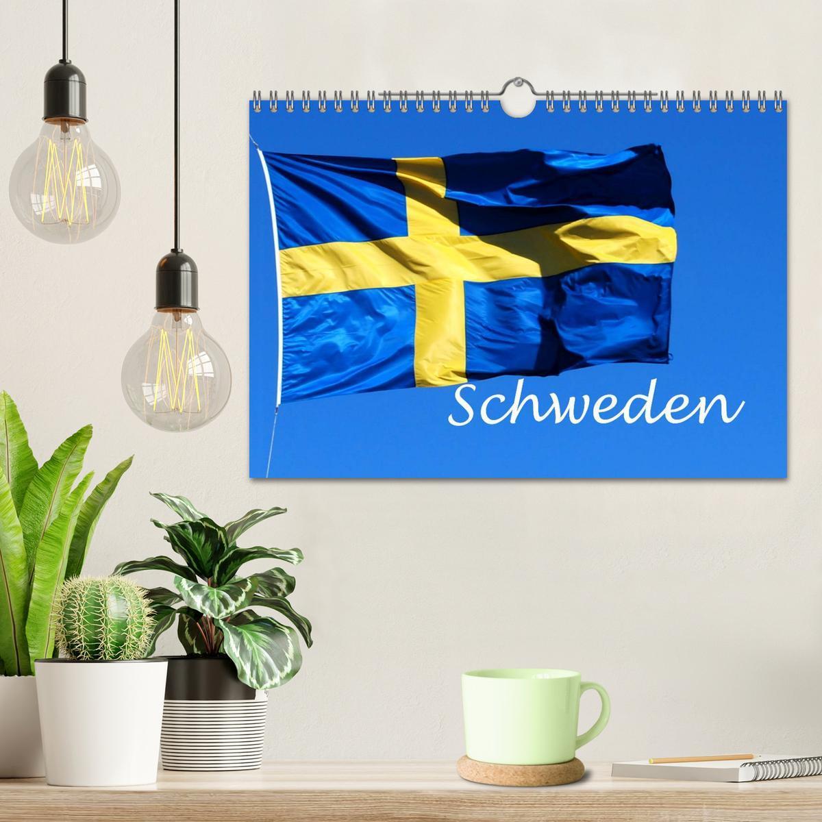 Bild: 9783435838233 | Schweden (Wandkalender 2025 DIN A4 quer), CALVENDO Monatskalender