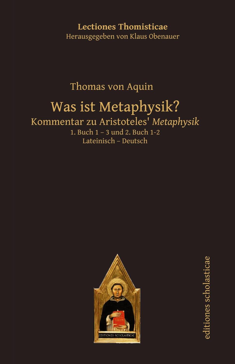 Cover: 9783868385977 | Was ist Metaphysik? | Thomas von Aquin | Taschenbuch | Deutsch