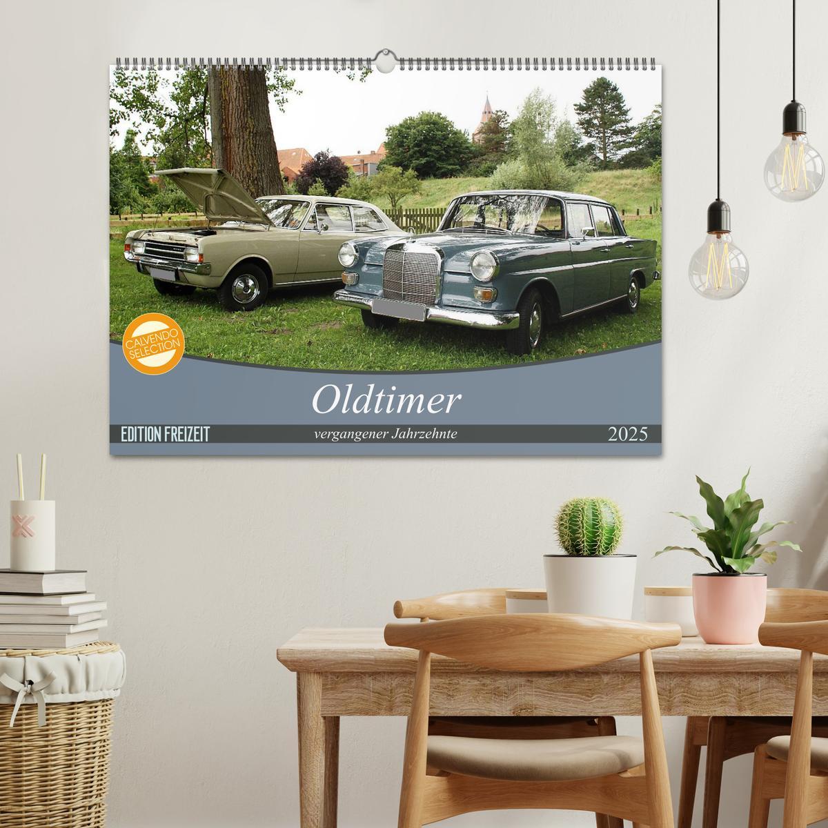 Bild: 9783435493241 | Oldtimer vergangenger Jahrzehnte (Wandkalender 2025 DIN A2 quer),...