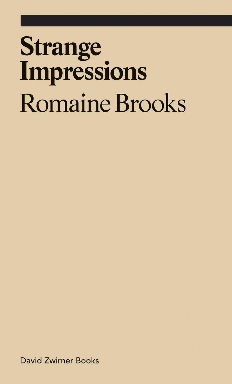 Cover: 9781644230824 | Strange Impressions | Romaine Brooks | Taschenbuch | Ekphrasis | 2022
