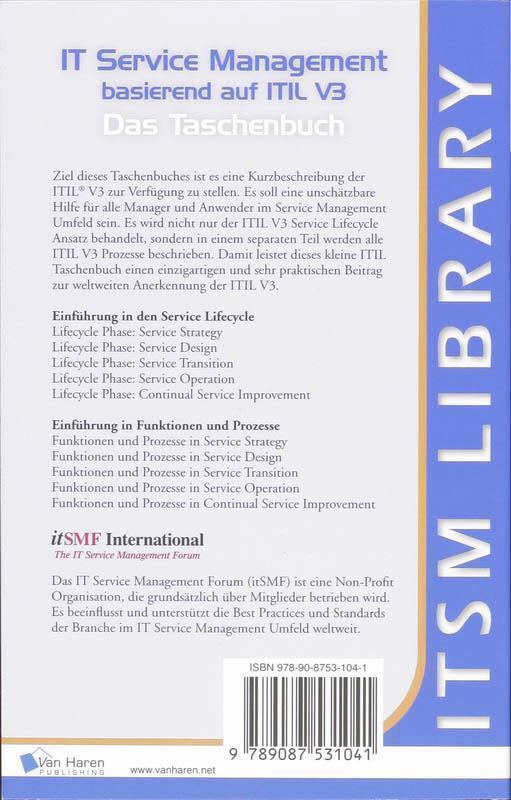 Rückseite: 9789087531041 | ITIL - Das Taschenbuch | Jan Van Bon (u. a.) | Taschenbuch | Deutsch