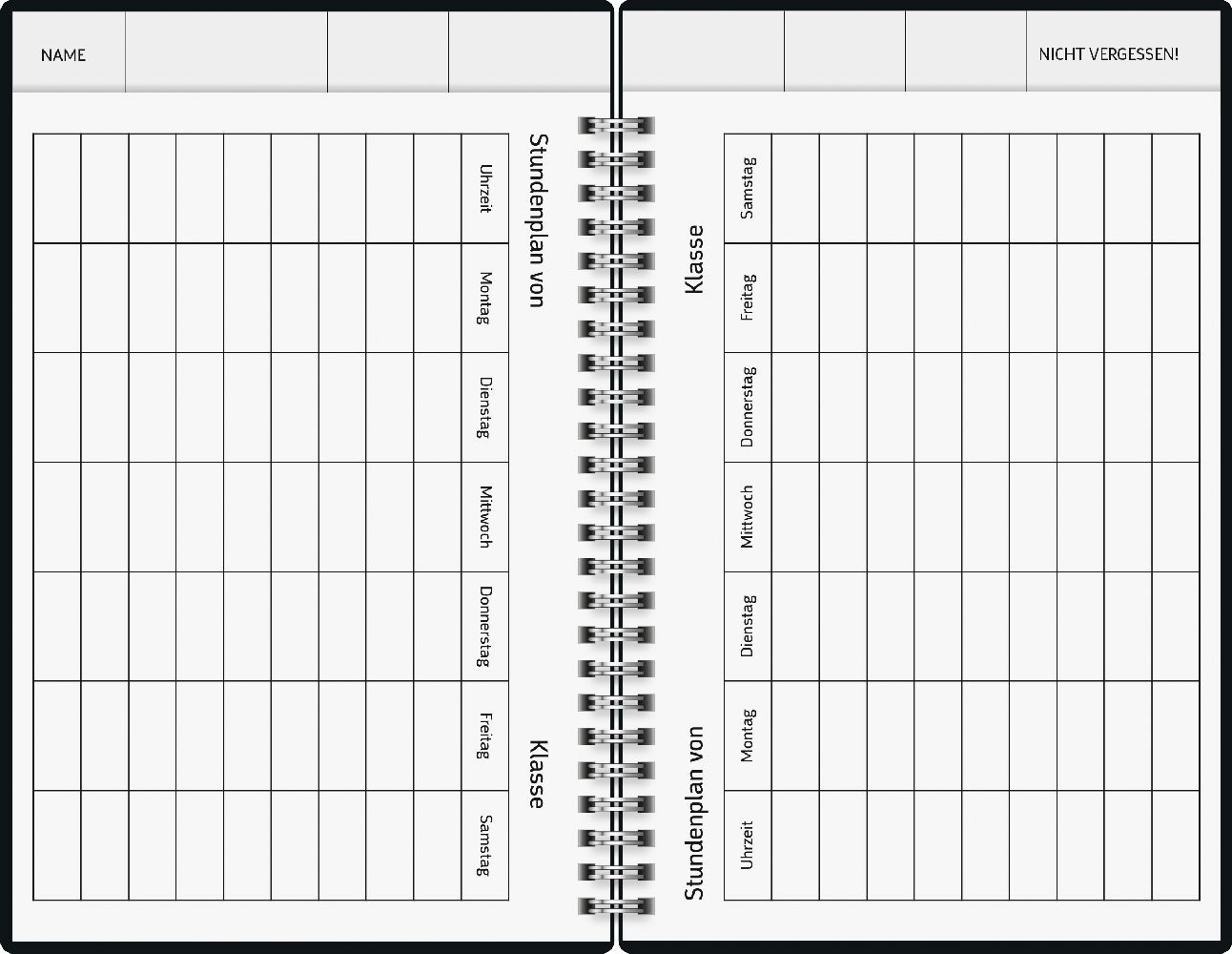 Bild: 4061947126334 | Buchkalender Familienplaner (2025) Confetti | 2 Seiten = 1 Woche, A5