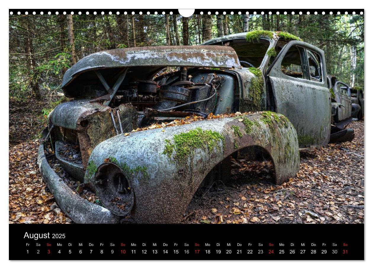 Bild: 9783435556717 | Autos, abgestellt und vergessen (Wandkalender 2025 DIN A3 quer),...