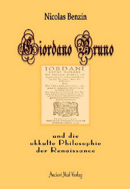 Cover: 9783935910217 | Giordano Bruno und die okkulte Philosophie der Renaissance | Benzin