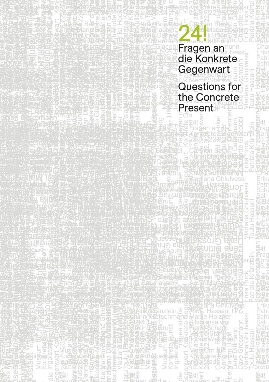 Cover: 9783422802223 | 24! / Fragen an die Konkrete Gegenwart | Mathias Listl (u. a.) | Buch