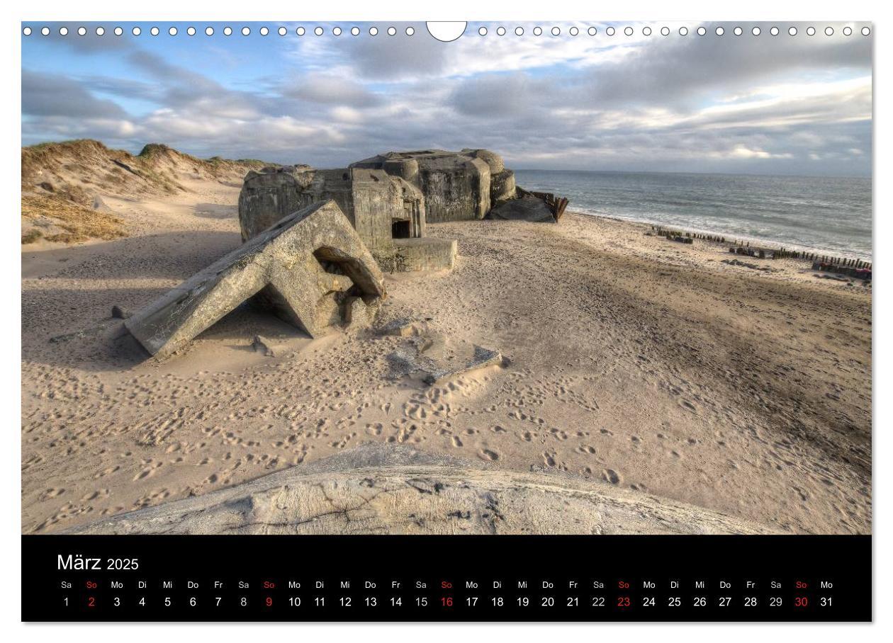 Bild: 9783435831654 | Bunker Houvig (Wandkalender 2025 DIN A3 quer), CALVENDO Monatskalender