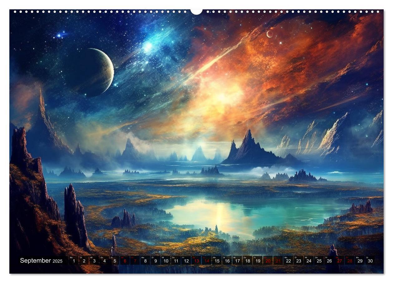 Bild: 9783383899997 | Nächster Halt Andromeda (Wandkalender 2025 DIN A2 quer), CALVENDO...