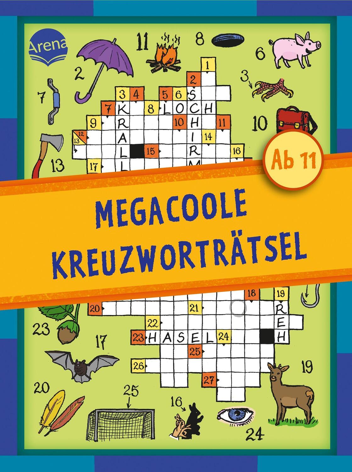 Cover: 9783401718255 | Megacoole Kreuzworträtsel | Taschenbuch | Deutsch | 2022 | Arena