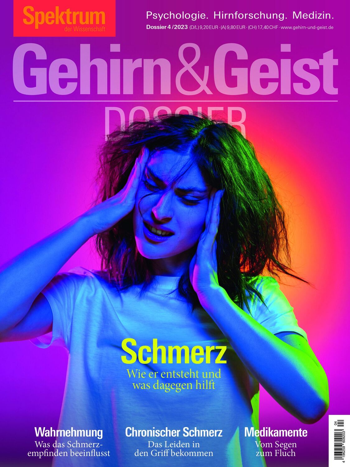 Cover: 9783958927544 | Gehirn&amp;Geist Dossier - Schmerz | Wie er entsteht und was dagegen hilft