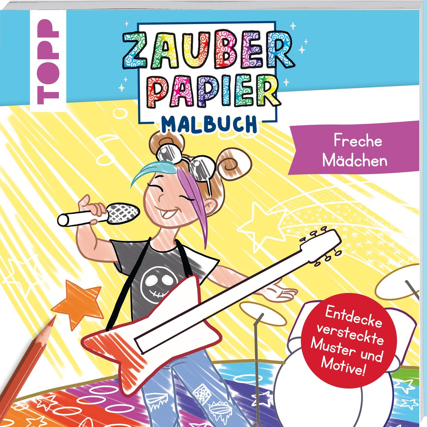 Cover: 9783735891167 | Zauberpapier Malbuch Freche Mädchen | Katja Rau | Taschenbuch | 48 S.