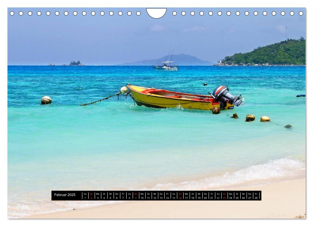 Bild: 9783435804450 | Seychellen (Wandkalender 2025 DIN A4 quer), CALVENDO Monatskalender