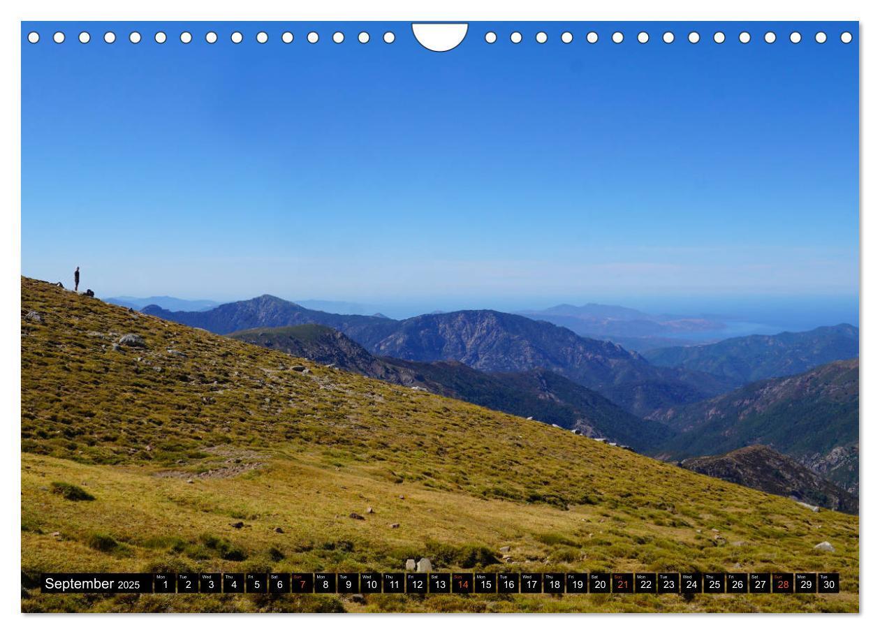 Bild: 9781325946037 | Corsica's wild GR20 (Wall Calendar 2025 DIN A4 landscape), CALVENDO...