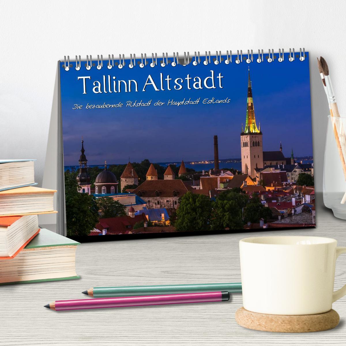 Bild: 9783435651252 | Tallinn Altstadt (Tischkalender 2025 DIN A5 quer), CALVENDO...