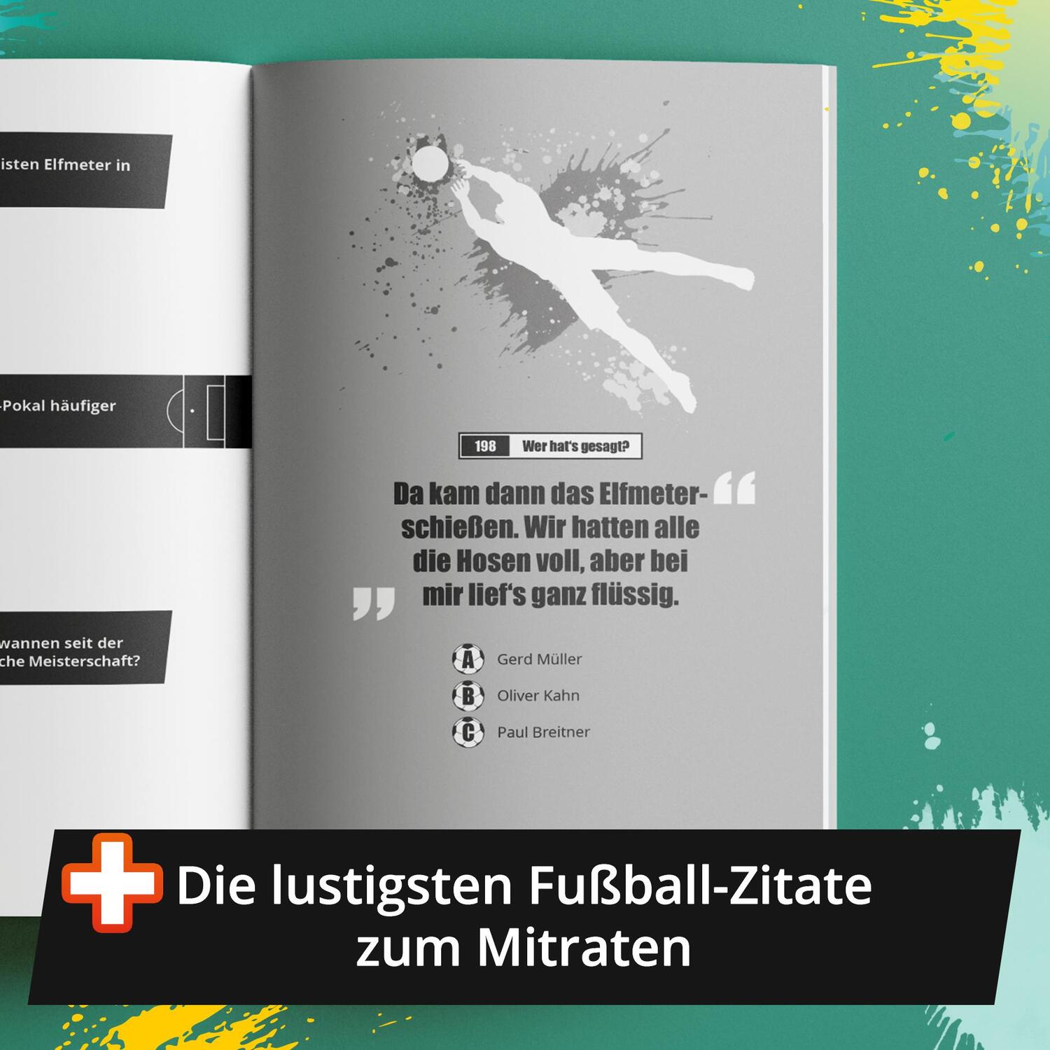 Bild: 9783985610037 | Das ultimative Fußball Quiz für Jung und Alt: Teste dein Wissen in...