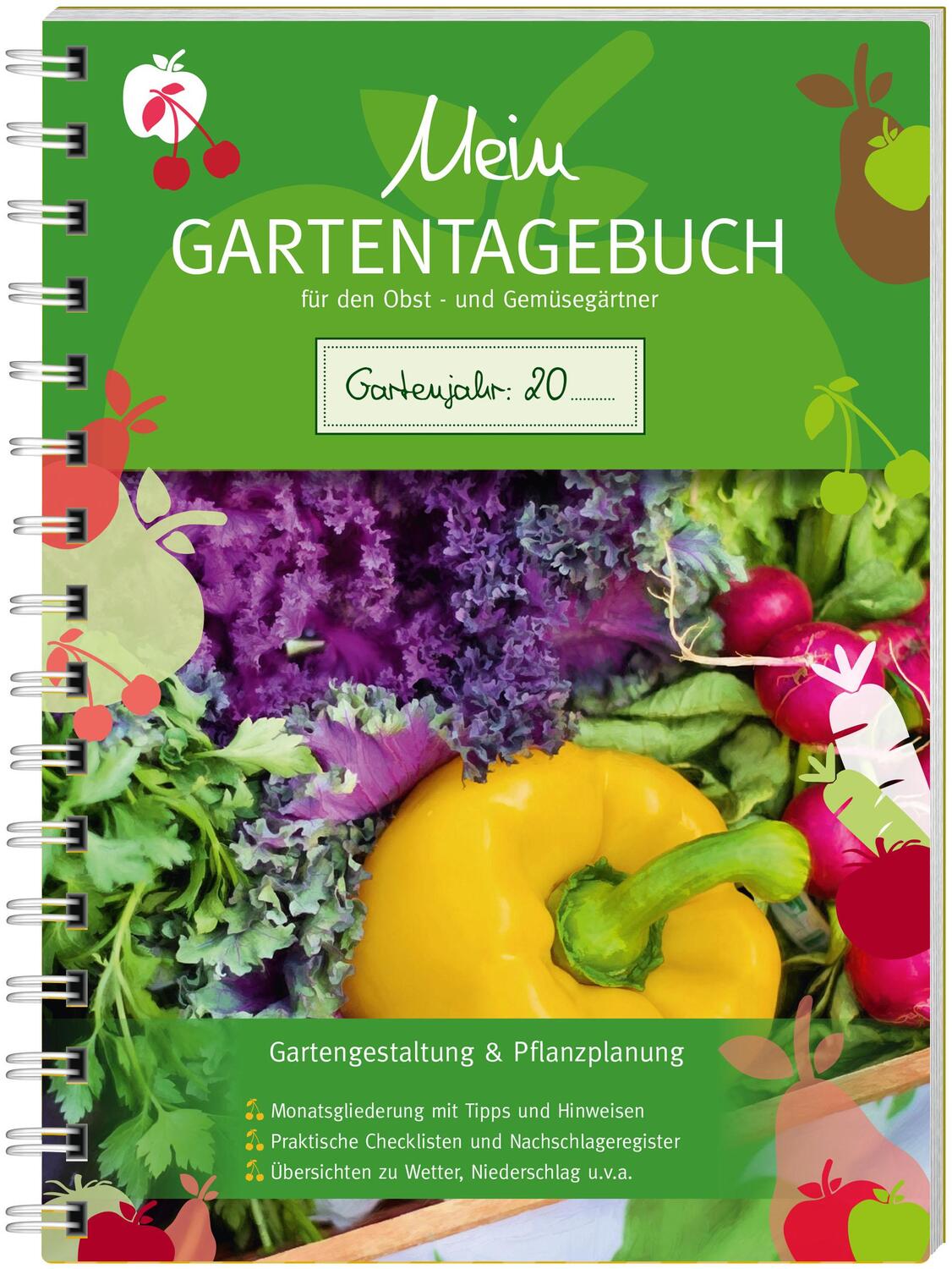 Cover: 9783961310647 | Mein Gartentagebuch für den Obst- und Gemüsegärtner | Taschenbuch