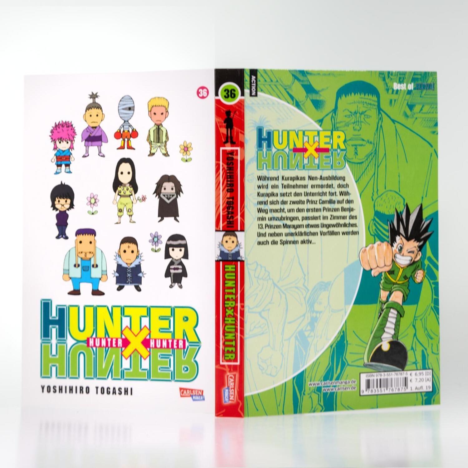 Bild: 9783551767875 | Hunter X Hunter 36 | Yoshihiro Togashi | Taschenbuch | Hunter X Hunter