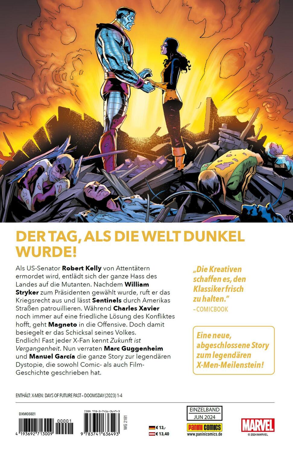 Rückseite: 9783741636493 | X-Men: Zukunft ist Vergangenheit - Doomsday | Marc Guggenheim (u. a.)