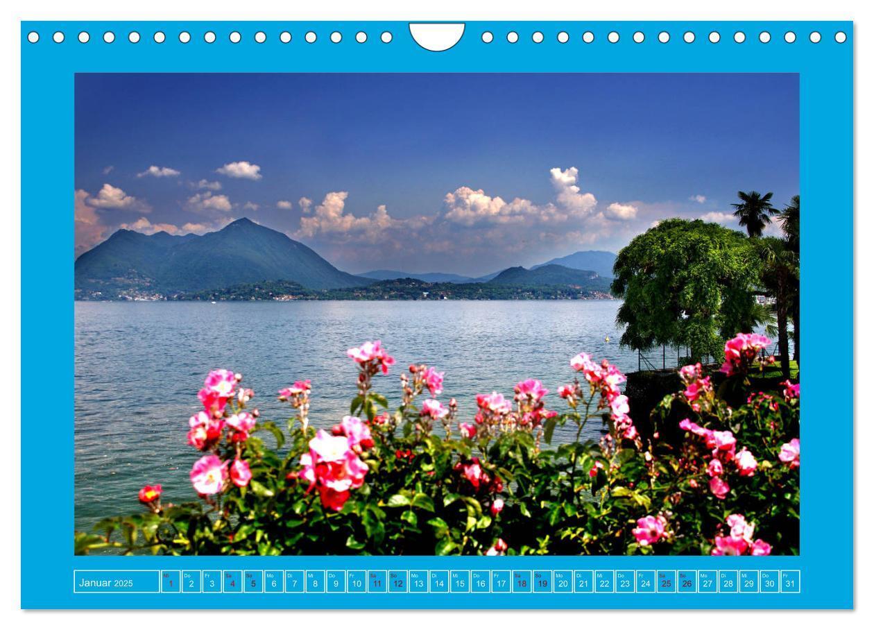 Bild: 9783435209477 | Rund um den Lago Maggiore (Wandkalender 2025 DIN A4 quer), CALVENDO...