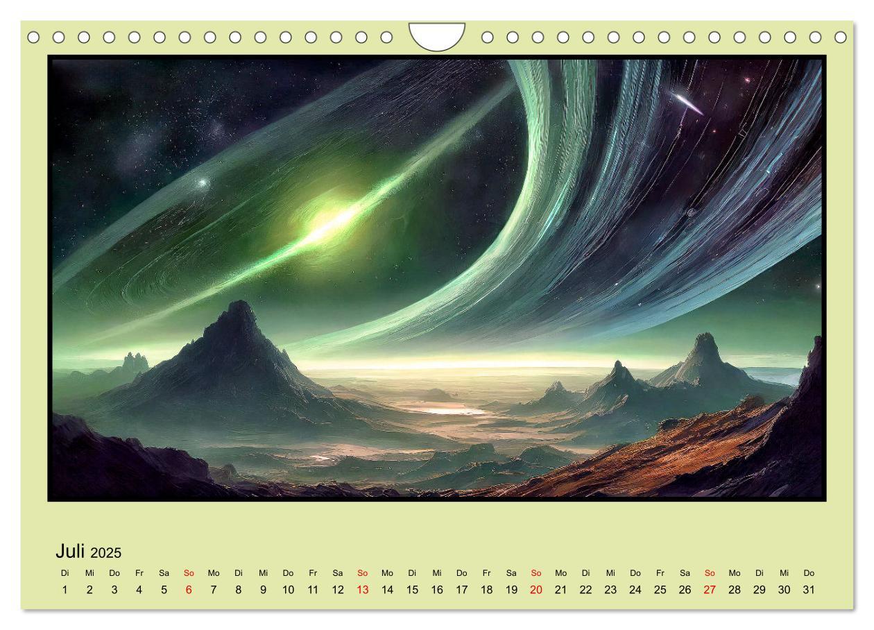 Bild: 9783435639823 | Der Zauber fremder Welten (Wandkalender 2025 DIN A4 quer), CALVENDO...