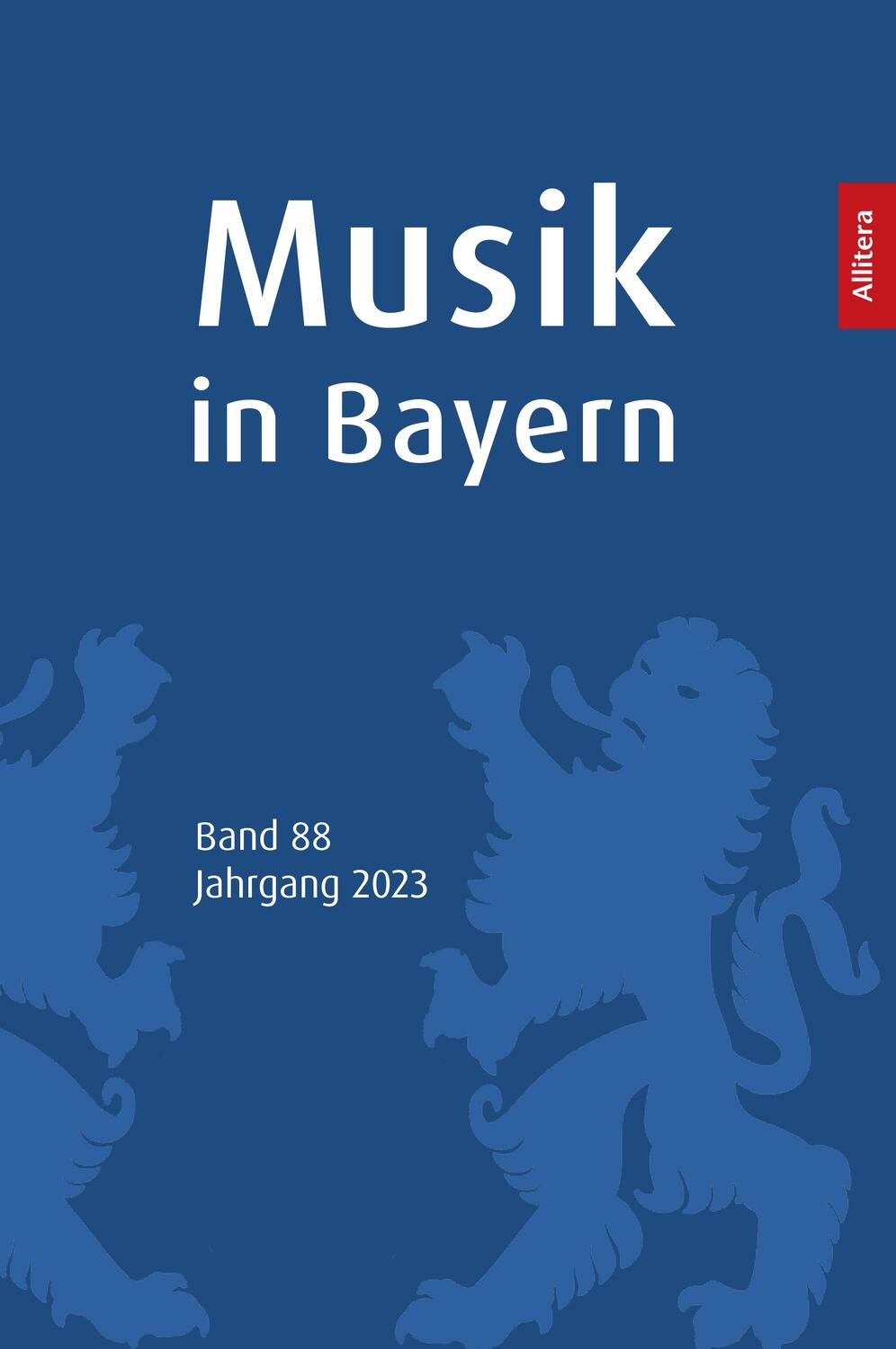 Cover: 9783962334437 | Musik in Bayern. Band 88. Jahrgang 2023 | V. | Taschenbuch | 160 S.