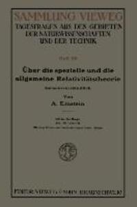 Cover: 9783322982728 | Über die spezielle und die allgemeine Relativitätstheorie...