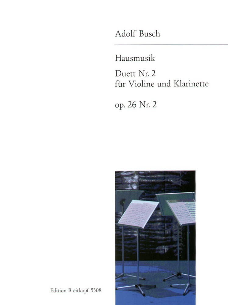 Cover: 9790004163924 | Hausmusik Duett Nr.2 op. 26/2 | Adolf Busch | Buch | EAN 9790004163924