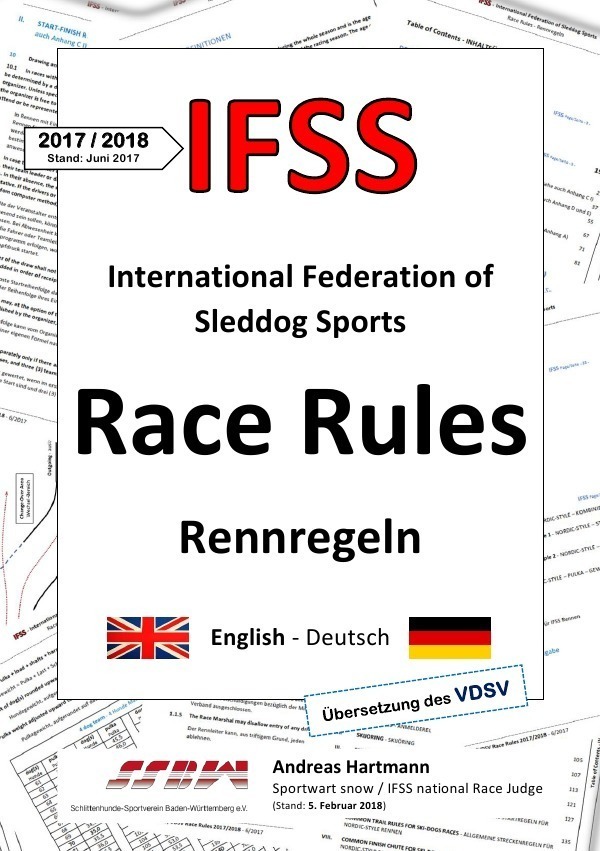 Cover: 9783745092554 | IFSS Race Rules - Rennregeln 2017/2018 | Andreas Hartmann | Buch