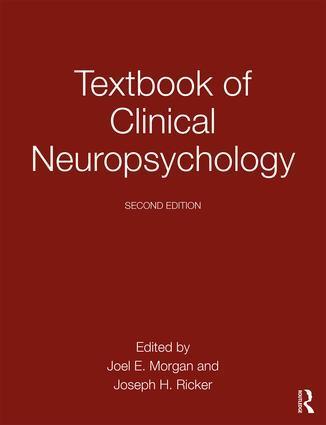 Cover: 9781848726956 | Textbook of Clinical Neuropsychology | Joel E. Morgan | Buch | 2017