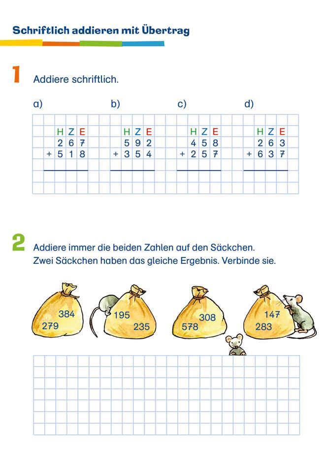 Bild: 9783788623449 | FiT für die Schule. Übungsblock Rechnen trainieren 3. Klasse | Tonte