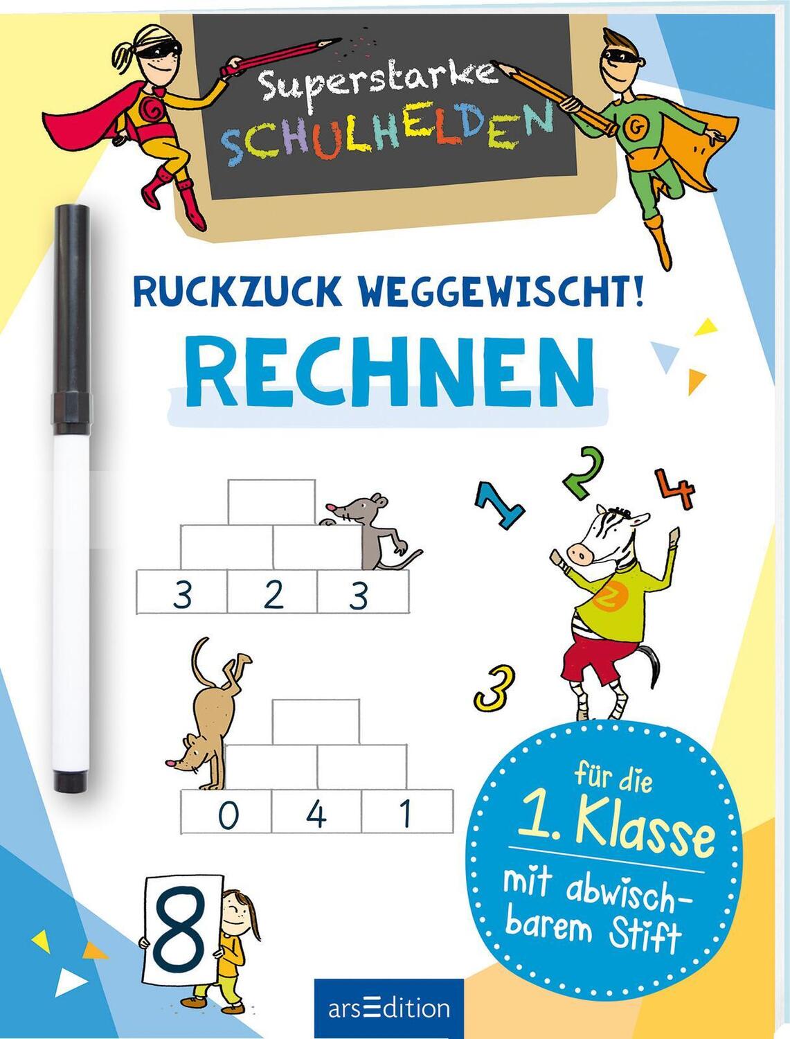 Cover: 9783845834597 | Superstarke Schulhelden - Ruckzuck weggewischt! Rechnen | Taschenbuch