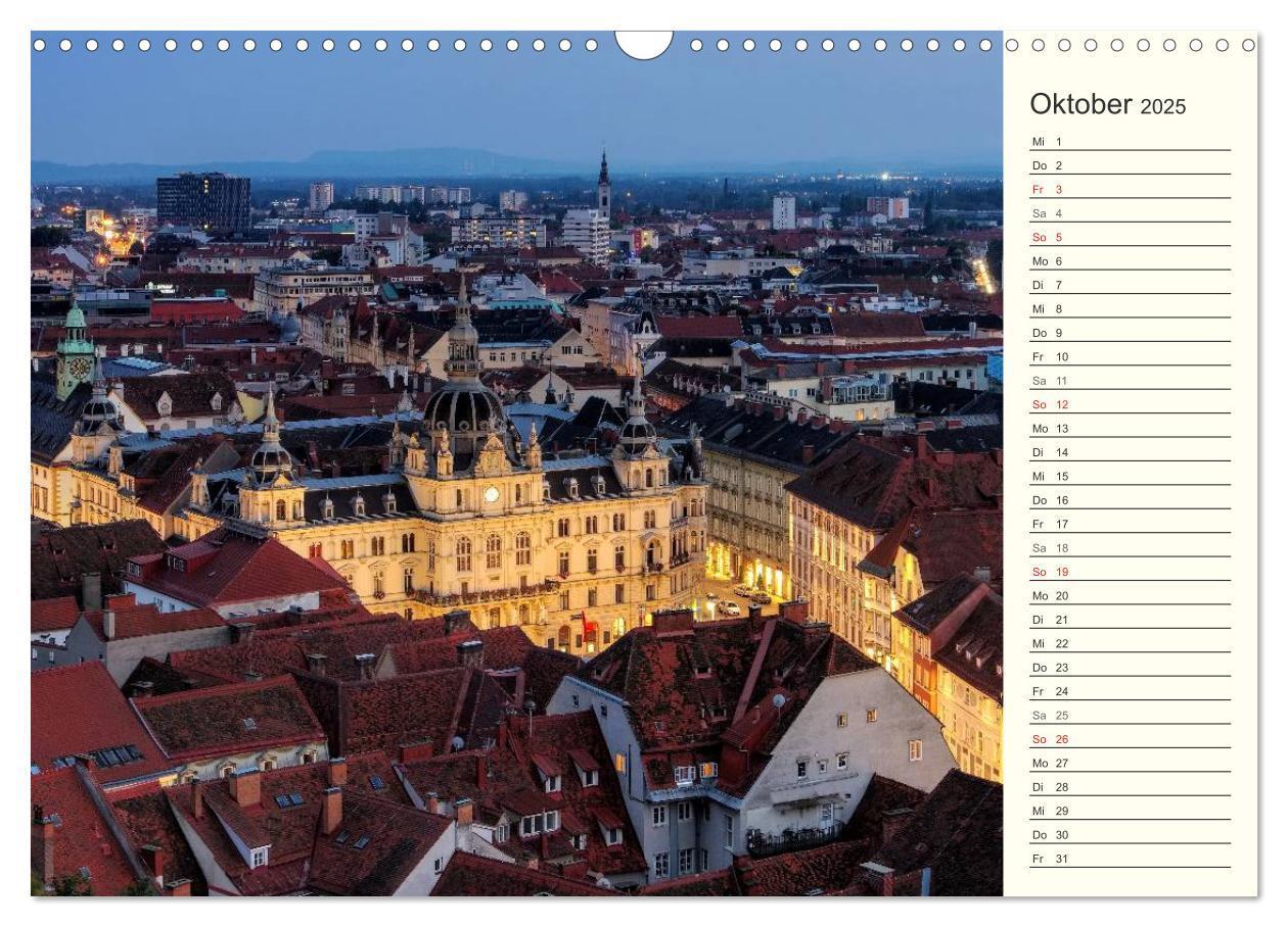 Bild: 9783435524471 | Graz - Metropole der Steiermark (Wandkalender 2025 DIN A3 quer),...