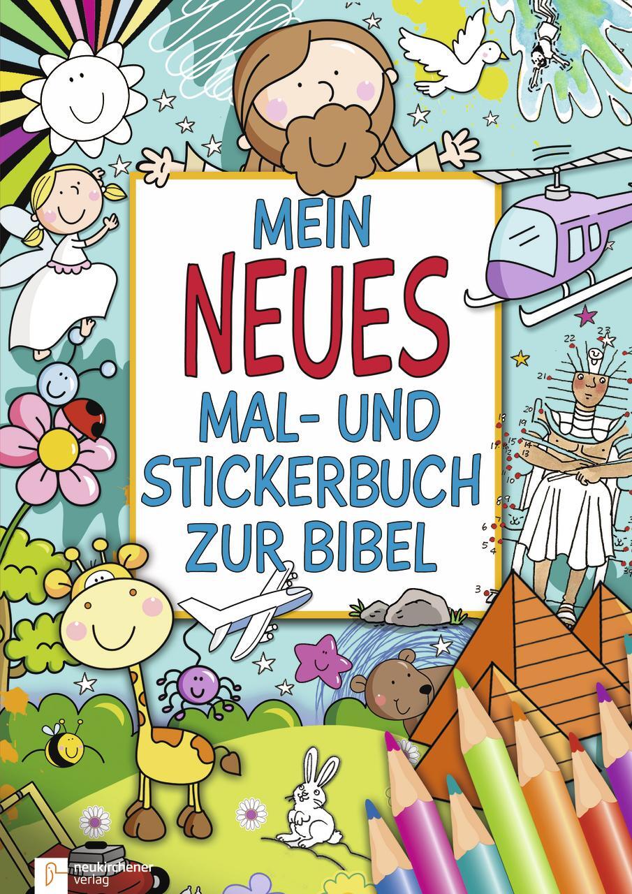 Cover: 9783761564288 | Mein neues Mal- und Stickerbuch zur Bibel | Taschenbuch | 128 S.