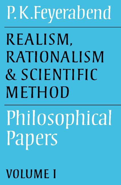 Cover: 9780521316422 | Realism, Rationalism and Scientific Method | Paul K. Feyerabend | Buch