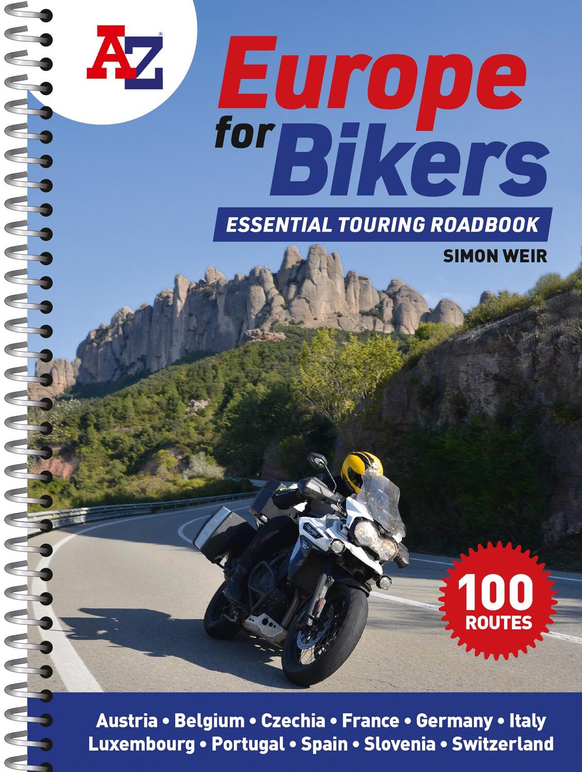 Cover: 9780008547837 | A -Z Europe for Bikers | 100 Scenic Routes Around Europe | Taschenbuch