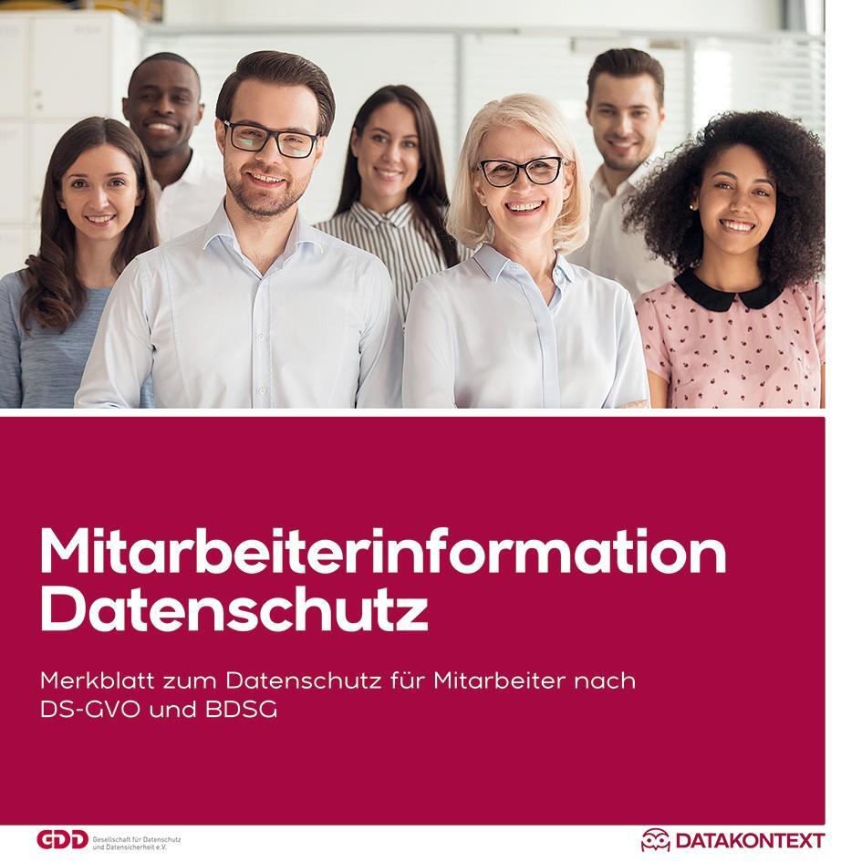 Cover: 9783895778728 | Mitarbeiterinformation Datenschutz | Taschenbuch | 20 S. | Deutsch