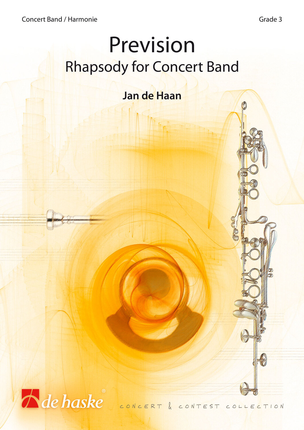 Cover: 9790035053720 | Prevision | Rhapsody for Concert Band | Jan de Haan | Partitur | 2004